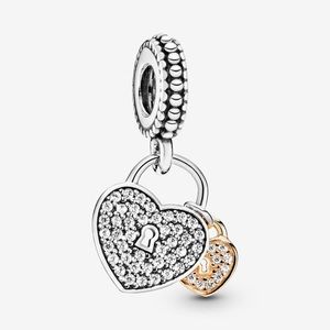 Pandora Padlock Two Tone Charm